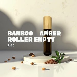Bamboo Amber Roller - Empty