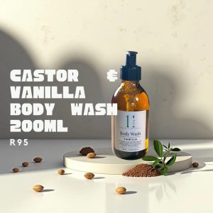 Castor & Vanilla Body Wash 200ml